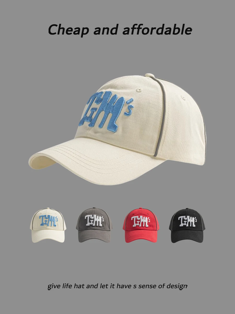 Vintage Alphabet Embroidery Baseball Hat Spring Summer Shade Casual Personality Street Cap
Vintage Alphabet Embroidery Baseball Hat Spring Summer Shade Casual Personality Street Cap