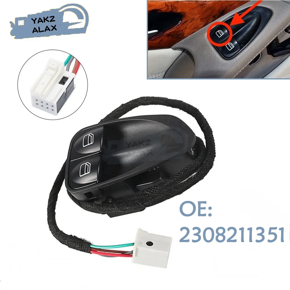 2308211351 for Mercedes-Benz R230 SL Left Door Driver Side Electric Power Window Control Switch A23082113517167 Car Accessories
2308211351 for Mercedes-Benz R230 SL Left Door Driver Side Electric Power Window Control Switch A23082113517167 Car Accessories