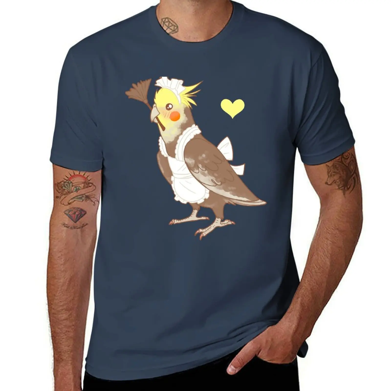 Cockatiel Maid T-Shirt Large Size Loose Casual Tee
Cockatiel Maid T-Shirt Large Size Loose Casual Tee
