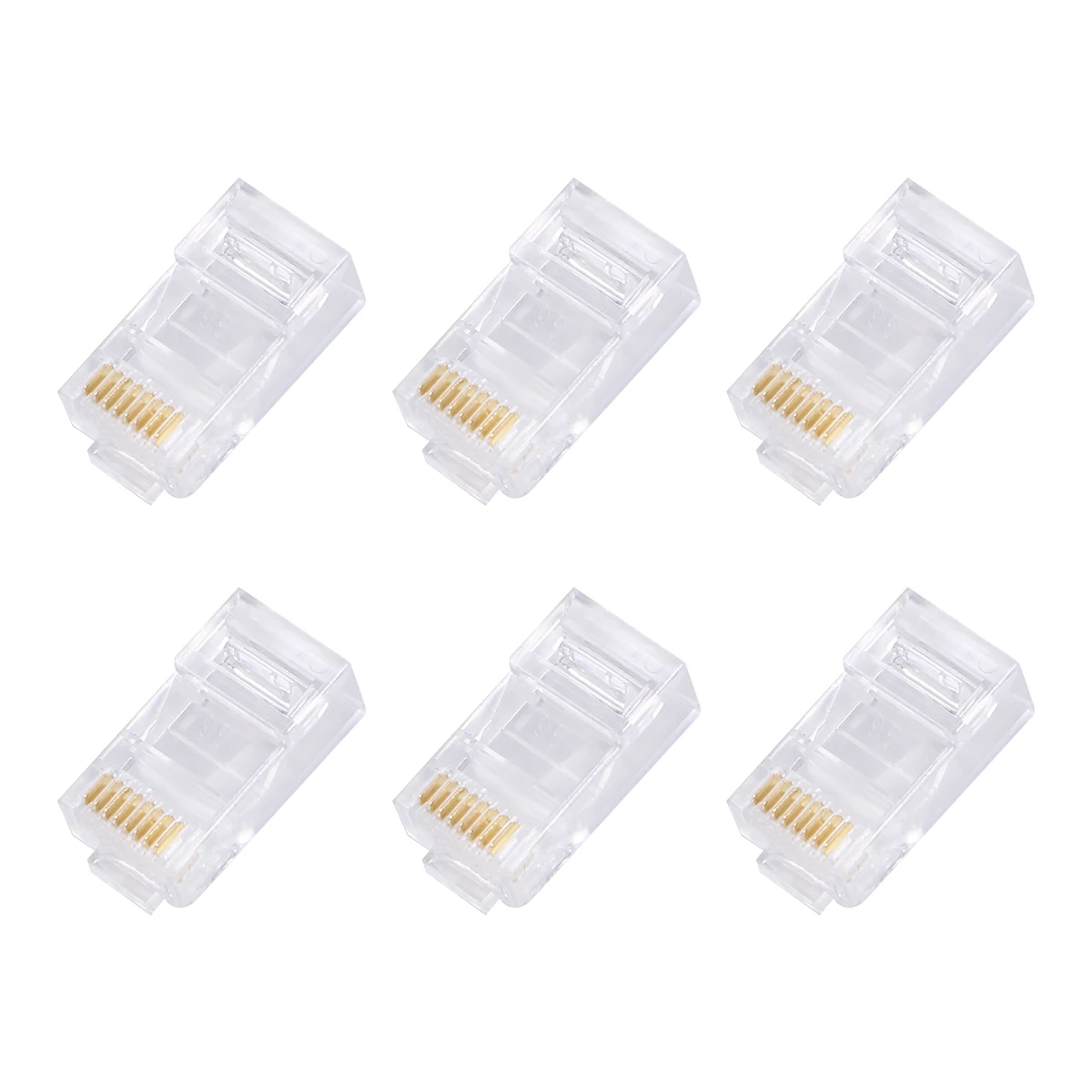 1000 Pcs 8 Core Cat5e Network Connector Modular Terminal Cable Housing Verification Wiring Configuration
1000 Pcs 8 Core Cat5e Network Connector Modular Terminal Cable Housing Verification Wiring Configuration