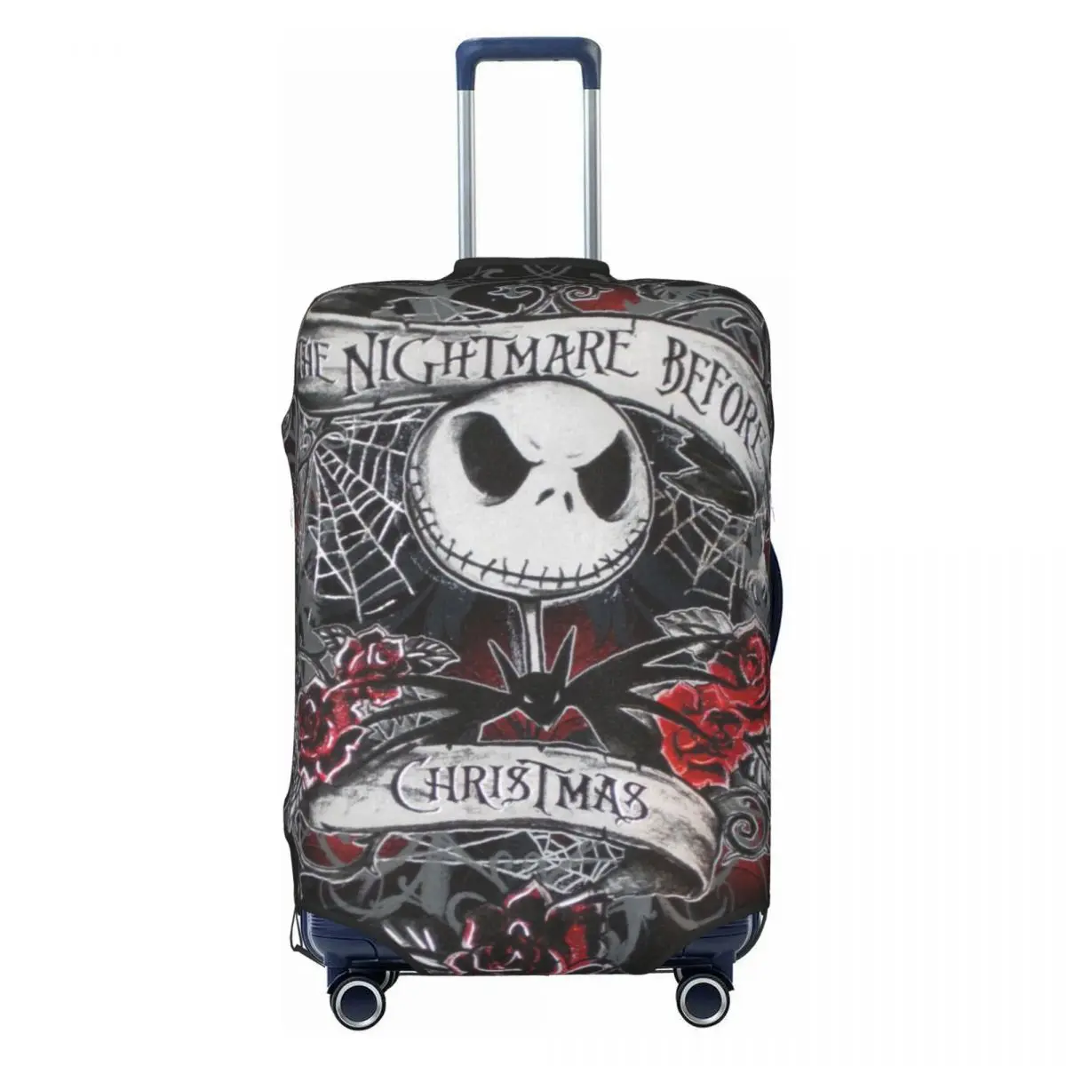 Изготовленный на заказ чехол для чемодана «Кошмар перед Рождеством», моющийся защитный чехол для багажа из фильма Джека Скеллингтона для 18-32 дюймов 
Изготовленный на заказ чехол для чемодана «Кошмар перед Рождеством», моющийся защитный чехол для багажа из фильма Джека Скеллингтона для 18-32 дюймов