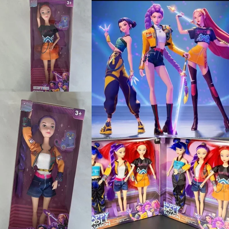 NEW Doll Toys Kpop Demon Hunters Action Figure Toy Rumi Mira Zoey Beautiful Princess Baby Girl Dolls Plastic DIY Toy For Girls
NEW Doll Toys Kpop Demon Hunters Action Figure Toy Rumi Mira Zoey Beautiful Princess Baby Girl Dolls Plastic DIY Toy For Girls