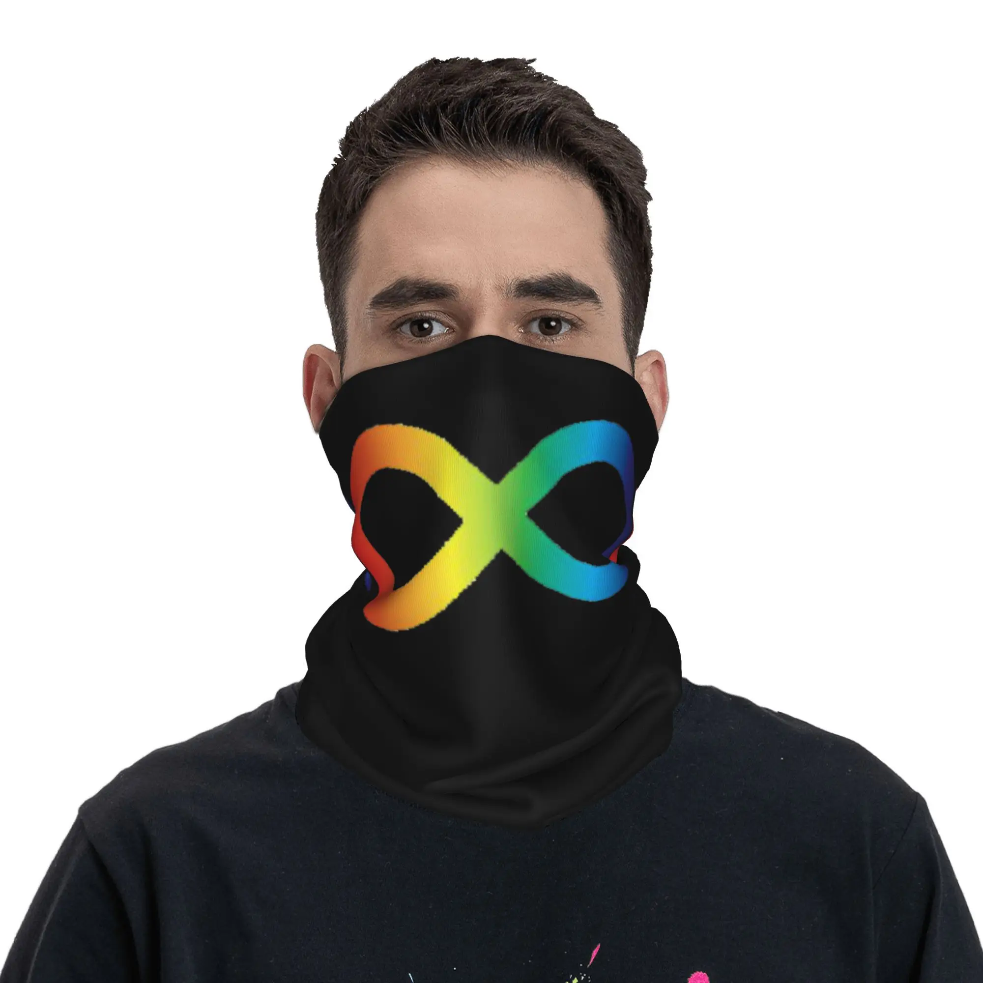 Rainbow Infinity Symbol Autism Acceptance Bandana Neck Cover Printed Mask Scarf Multi-use Headband Outdoor Sports For Men Women
Rainbow Infinity Symbol Autism Acceptance Bandana Neck Cover Printed Mask Scarf Multi-use Headband Outdoor Sports For Men Women