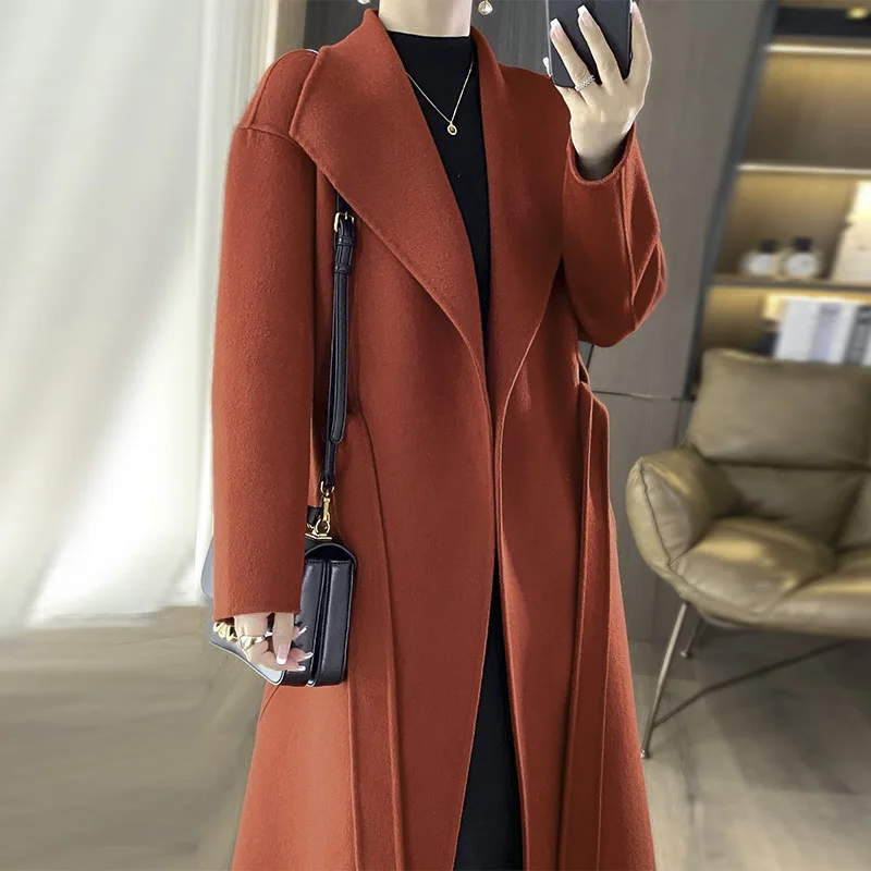 2025 Women's 100% Cashmere Thick Double sided Long Jacket Classic Multi functional Fashion Suitable for Business
2025 Women's 100% Cashmere Thick Double sided Long Jacket Classic Multi functional Fashion Suitable for Business