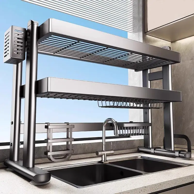 Over-the-Sink Dish Drying Rack Kitchen Sink Organizer Multifunctional Dishware Storage Shelf Space-Saving Plate and Bowl Holder
Over-the-Sink Dish Drying Rack Kitchen Sink Organizer Multifunctional Dishware Storage Shelf Space-Saving Plate and Bowl Holder