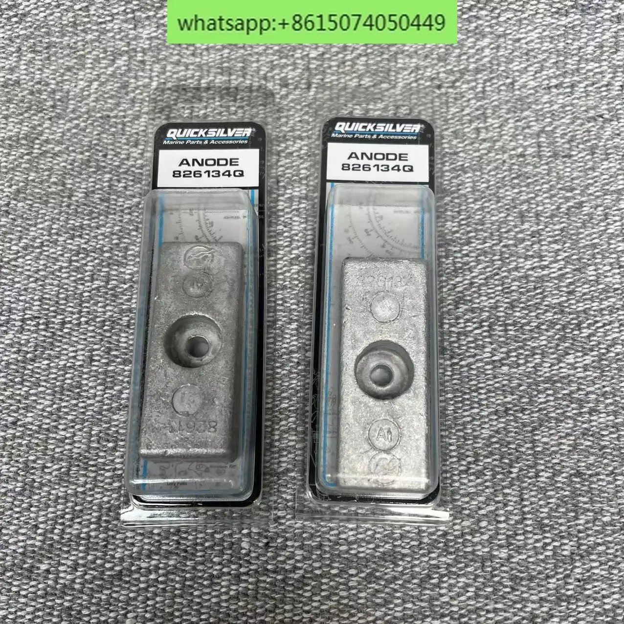 Original genuine outboard machine anticorrosive zinc block seawater corrosion anode 30/40/50/60 horsepower zinc block 1 set
Original genuine outboard machine anticorrosive zinc block seawater corrosion anode 30/40/50/60 horsepower zinc block 1 set