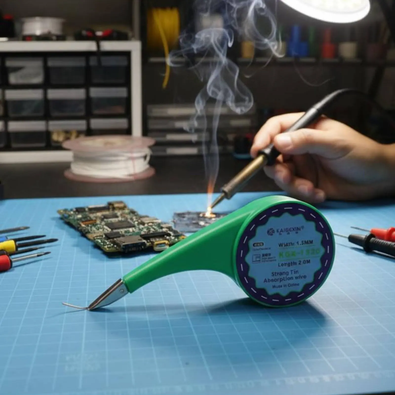 Desoldering Wick Low Residue Phone Repair Solder Wick Solder Removal Braid Safe on Delicate Boards Soldering Supply Easy to Use
Desoldering Wick Low Residue Phone Repair Solder Wick Solder Removal Braid Safe on Delicate Boards Soldering Supply Easy to Use