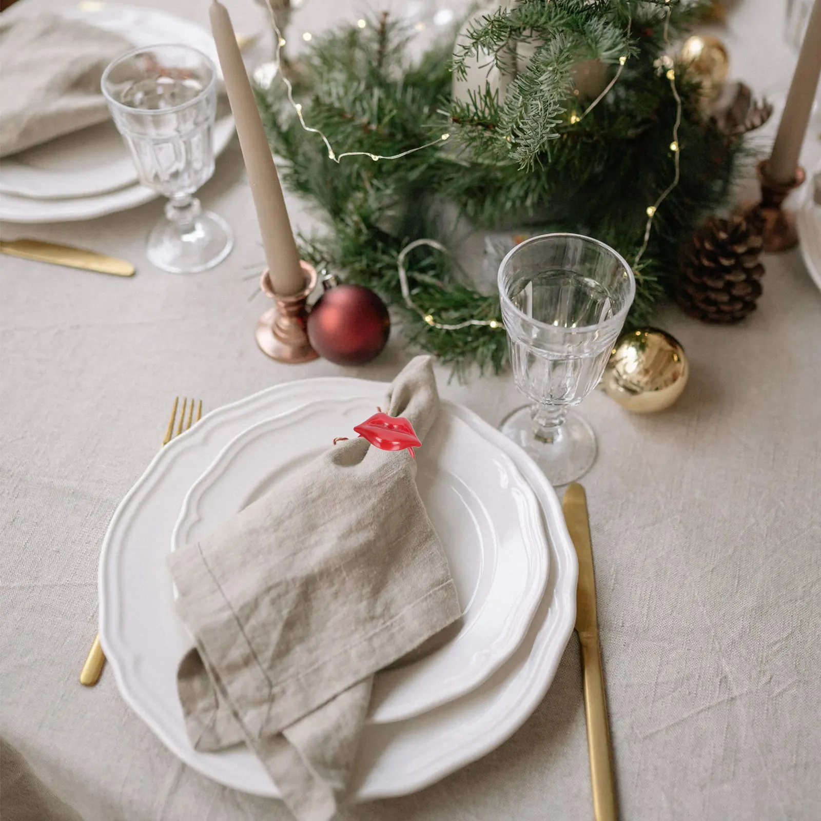 2 Pcs Red Lips Ring Creative Table Decor Valentine Dining Home Restaurant Kitchen Festive Napkin Buckle Decors Dining Table
2 Pcs Red Lips Ring Creative Table Decor Valentine Dining Home Restaurant Kitchen Festive Napkin Buckle Decors Dining Table