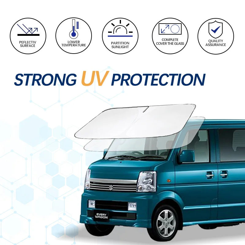 Car Windshield Sun Shade Window Shade Foldable Sun Visor Protector Blocks UV Rays For Suzuki Every DA17V Car Summer Accessories
Car Windshield Sun Shade Window Shade Foldable Sun Visor Protector Blocks UV Rays For Suzuki Every DA17V Car Summer Accessories