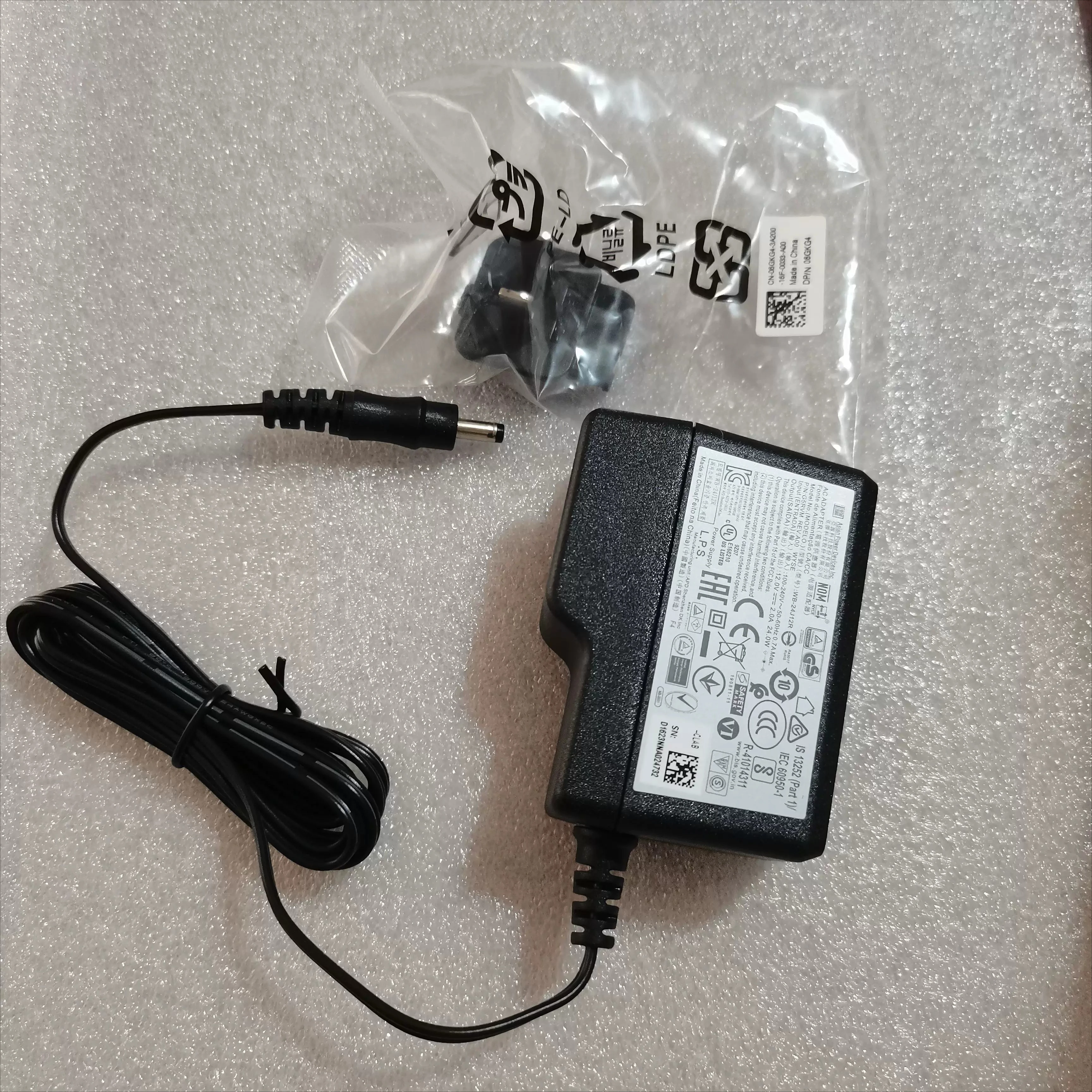 For Dell WYSE 3040 24W Power Adapter 12V 2.0A 4.0 * 1.7 Boxed
For Dell WYSE 3040 24W Power Adapter 12V 2.0A 4.0 * 1.7 Boxed