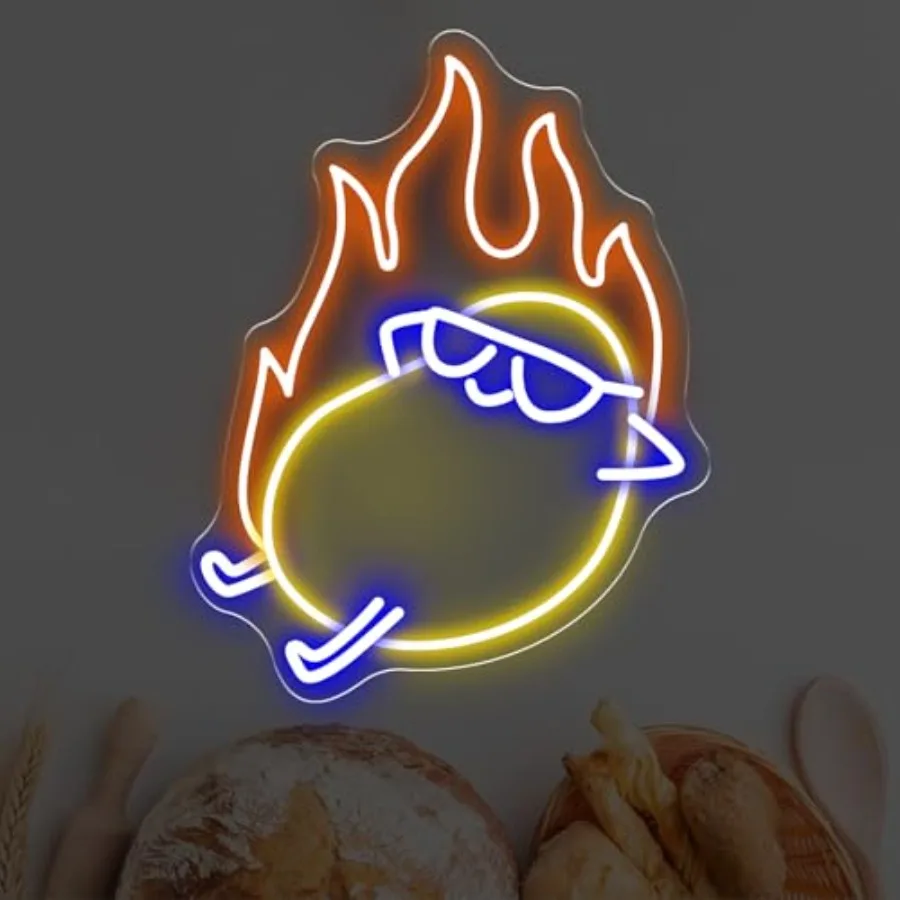Hot Potato Neon Sign Sunglasses Burning Potato Led Sign Fried Potato Chips LED Light Shop Sign Home Kitchen Wall Decor Fries Lo
Hot Potato Neon Sign Sunglasses Burning Potato Led Sign Fried Potato Chips LED Light Shop Sign Home Kitchen Wall Decor Fries Lo