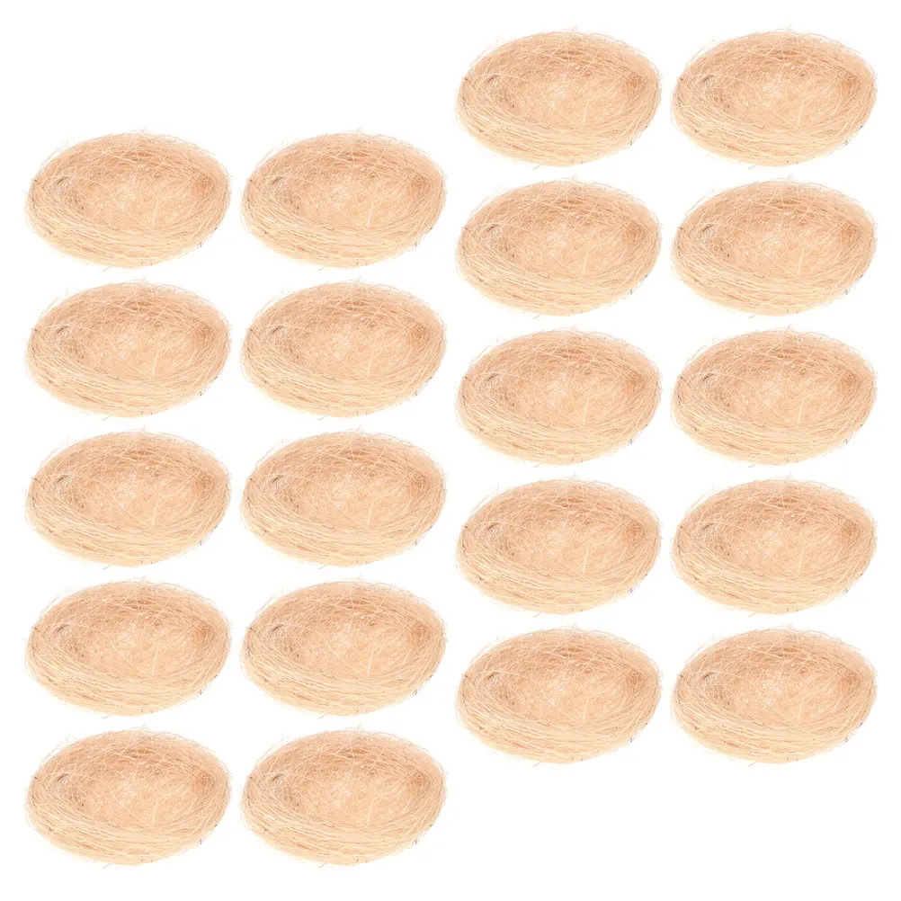 20pcs Bird's Nest Plate Decoration Artificial Nests for Easter Wedding Home Office Outdoor Gardening Decor Simulation Bird Nests
20pcs Bird's Nest Plate Decoration Artificial Nests for Easter Wedding Home Office Outdoor Gardening Decor Simulation Bird Nests