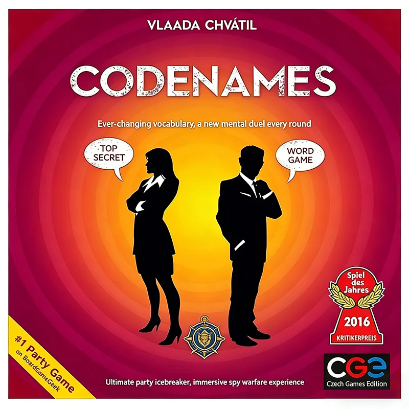 Codenames Card Game: The #1 Party Icebreaker for Spies and Word Lovers
Codenames Card Game: The #1 Party Icebreaker for Spies and Word Lovers