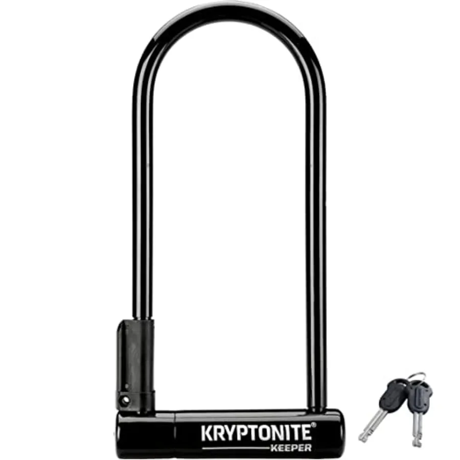 Keeper Bike U-Lock, Anti-Theft Security Bicycle U Lock, 12mm Steel Shackle with Mounting Bracket and Keys, High Security Lock f
Keeper Bike U-Lock, Anti-Theft Security Bicycle U Lock, 12mm Steel Shackle with Mounting Bracket and Keys, High Security Lock f