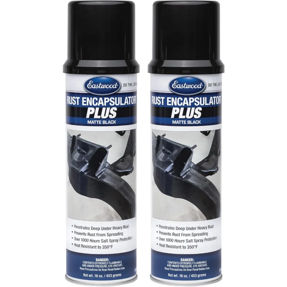 US Shipping Matte Black Rust Encapsulator Spray 2 Pack, Heat Resistant to 350F, Durable Automotive Coating for Maximum
US Shipping Matte Black Rust Encapsulator Spray 2 Pack, Heat Resistant to 350F, Durable Automotive Coating for Maximum