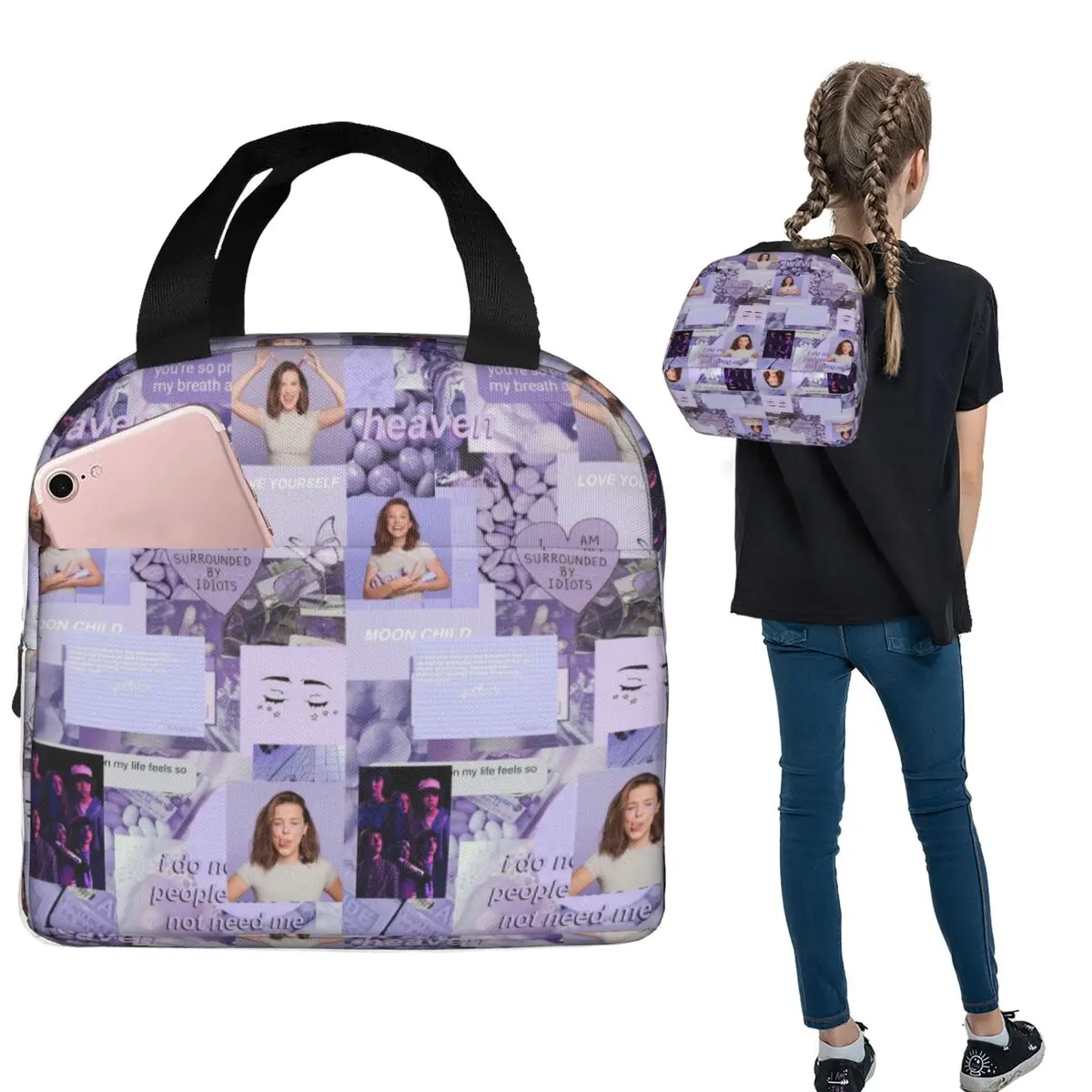 Florence By Mills Millie Bobby Brown Insulated Lunch Bag for Women Kids Portable Food Boxes Thermal Lunch Box Tote
Florence By Mills Millie Bobby Brown Insulated Lunch Bag for Women Kids Portable Food Boxes Thermal Lunch Box Tote