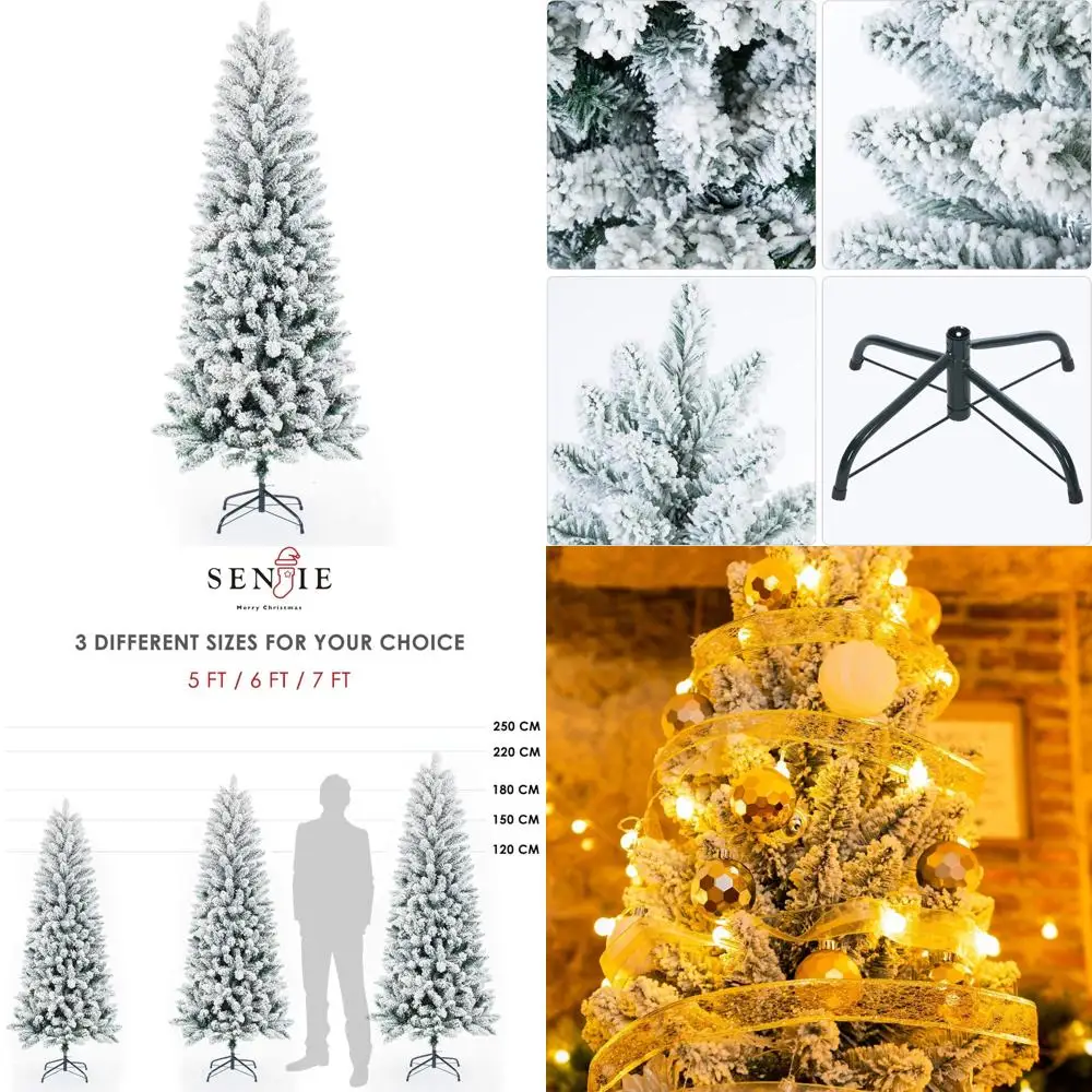 Флокированный белый снег 6 футов без подсветки, классическая искусственная рождественская елка-карандаш для праздничного домашнего декора
Флокированный белый снег 6 футов без подсветки, классическая искусственная рождественская елка-карандаш для праздничного домашнего декора