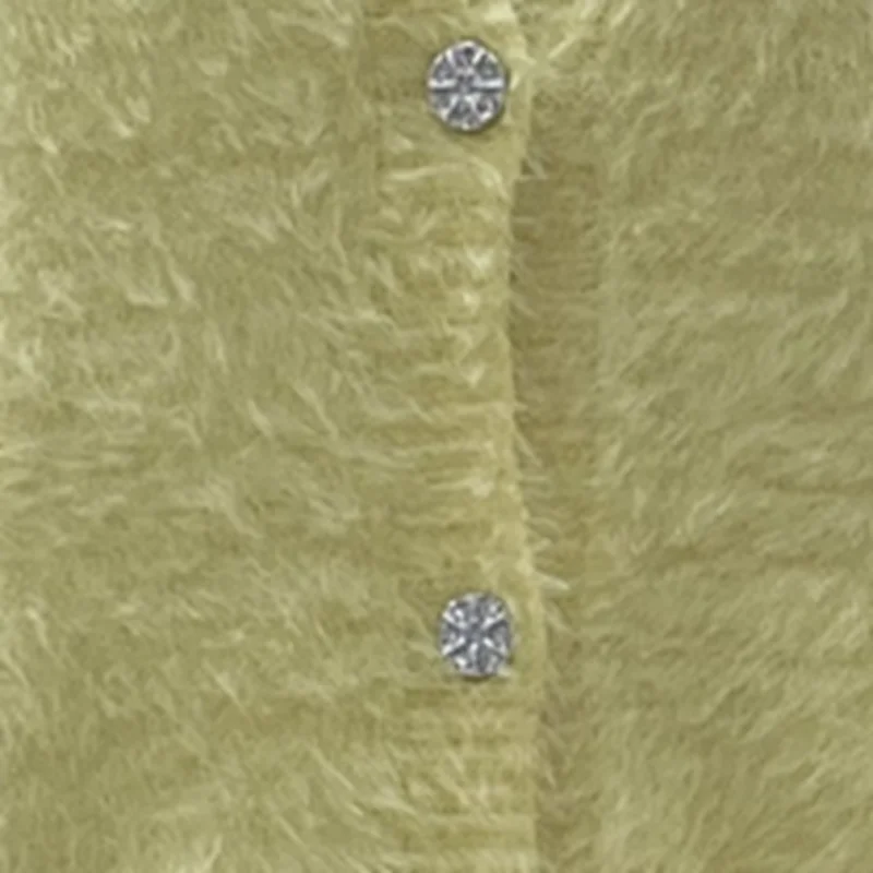 Классический женский осенний однотонный плюшевый свитер, кардиган, трикотаж на пуговицах с длинными рукавами и круглым вырезом 
Классический женский осенний однотонный плюшевый свитер, кардиган, трикотаж на пуговицах с длинными рукавами и круглым вырезом