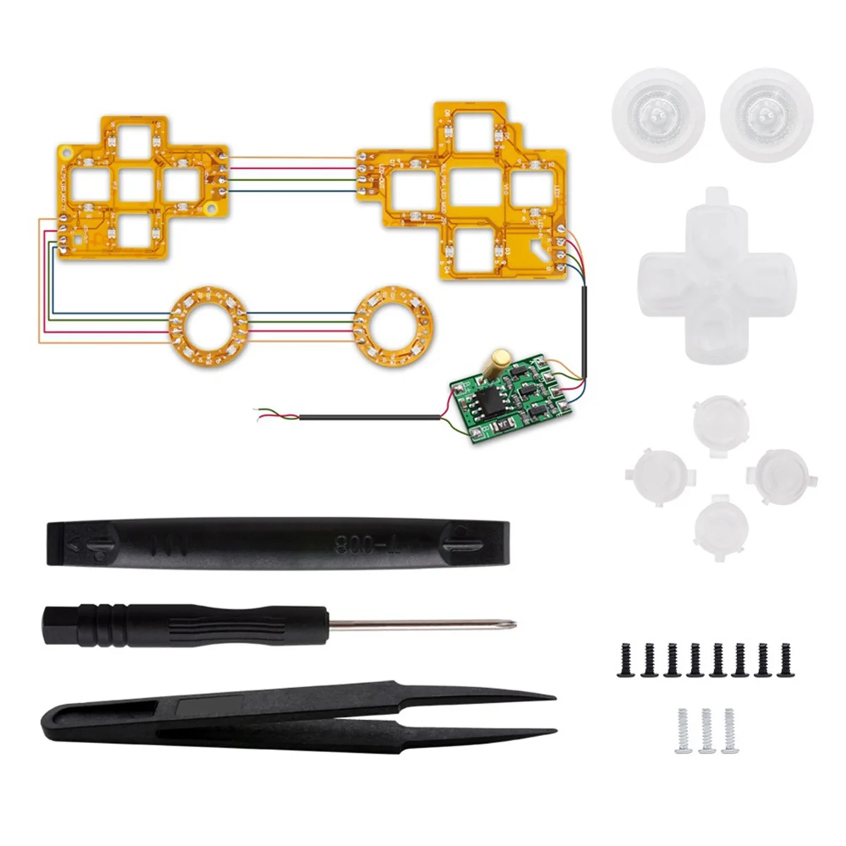 T06C-6 цветов DIY световая доска для игровой консоли PS5 с подсветкой D-Pad, кнопки для большого пальца (DTF), светодиодный комплект для Playstation5
T06C-6 цветов DIY световая доска для игровой консоли PS5 с подсветкой D-Pad, кнопки для большого пальца (DTF), светодиодный комплект для Playstation5