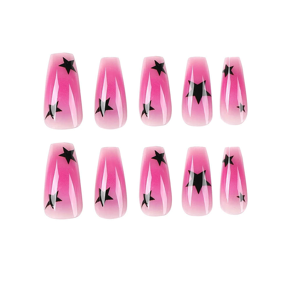 JP2625 QTCJ 24Pcs Sweet cool ice through purple fake nails black star ins wind wearing nail art piece finished product
JP2625 QTCJ 24Pcs Sweet cool ice through purple fake nails black star ins wind wearing nail art piece finished product