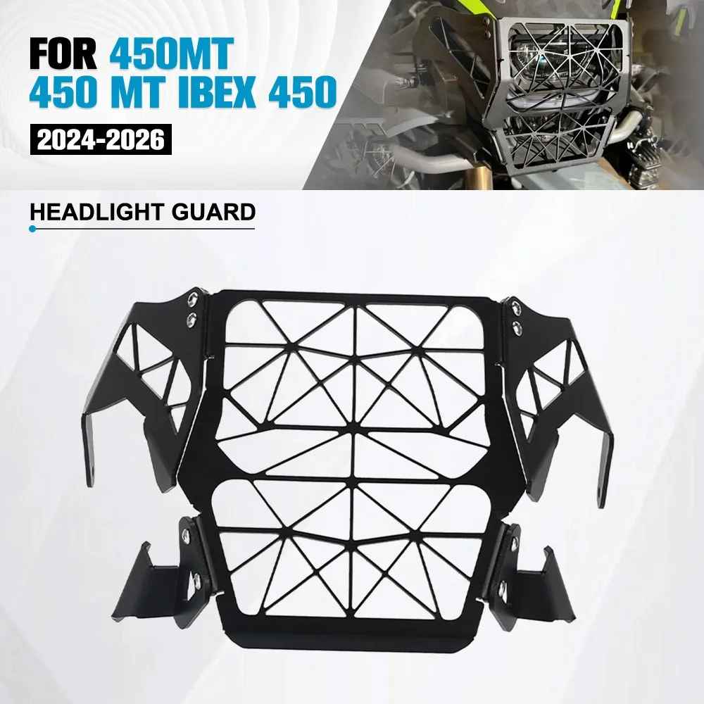 For CFMOTO 450MT 450 MT IBEX 450 2024 2025 2026 Motorcycle Headlight Grilles Guard Cover Front Headlamp Head Lights Protection
For CFMOTO 450MT 450 MT IBEX 450 2024 2025 2026 Motorcycle Headlight Grilles Guard Cover Front Headlamp Head Lights Protection