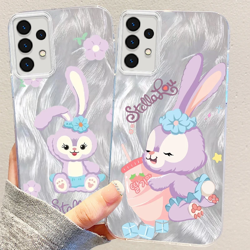 Disney StellaLou Cute Cartoon For Samsung A73 A72 A71 A55 A54 A53 A52 A51 A35 A34 A32 A13 A12 A05 A04 5G Feather Yarn Back
Disney StellaLou Cute Cartoon For Samsung A73 A72 A71 A55 A54 A53 A52 A51 A35 A34 A32 A13 A12 A05 A04 5G Feather Yarn Back