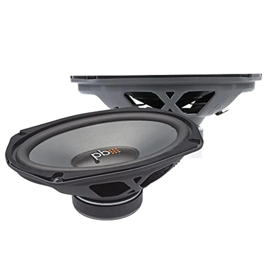 OE-690D - 6x9 3-Way Speakers for Car Audio, Polypropylene Cone, Black, High Power Handling 100Wrms/300Wmax, 2-Ohm Impedance, Pa
OE-690D - 6x9 3-Way Speakers for Car Audio, Polypropylene Cone, Black, High Power Handling 100Wrms/300Wmax, 2-Ohm Impedance, Pa
