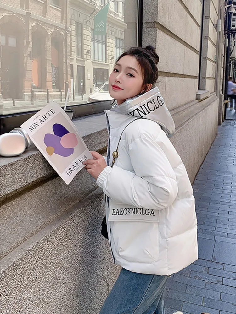 2023 Autumn Winter Glossy Clothing Waterproof Women Short Coat Thick Loose Outerwear Warm Down Cotton Hooded Jacket
2023 Autumn Winter Glossy Clothing Waterproof Women Short Coat Thick Loose Outerwear Warm Down Cotton Hooded Jacket