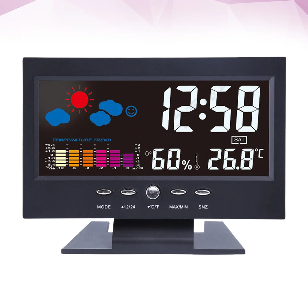 Large Screen Led Digital Clock With Calendar Alarm Temperature Display Home Office Desk Clock Black Usb Cable Included
Large Screen Led Digital Clock With Calendar Alarm Temperature Display Home Office Desk Clock Black Usb Cable Included