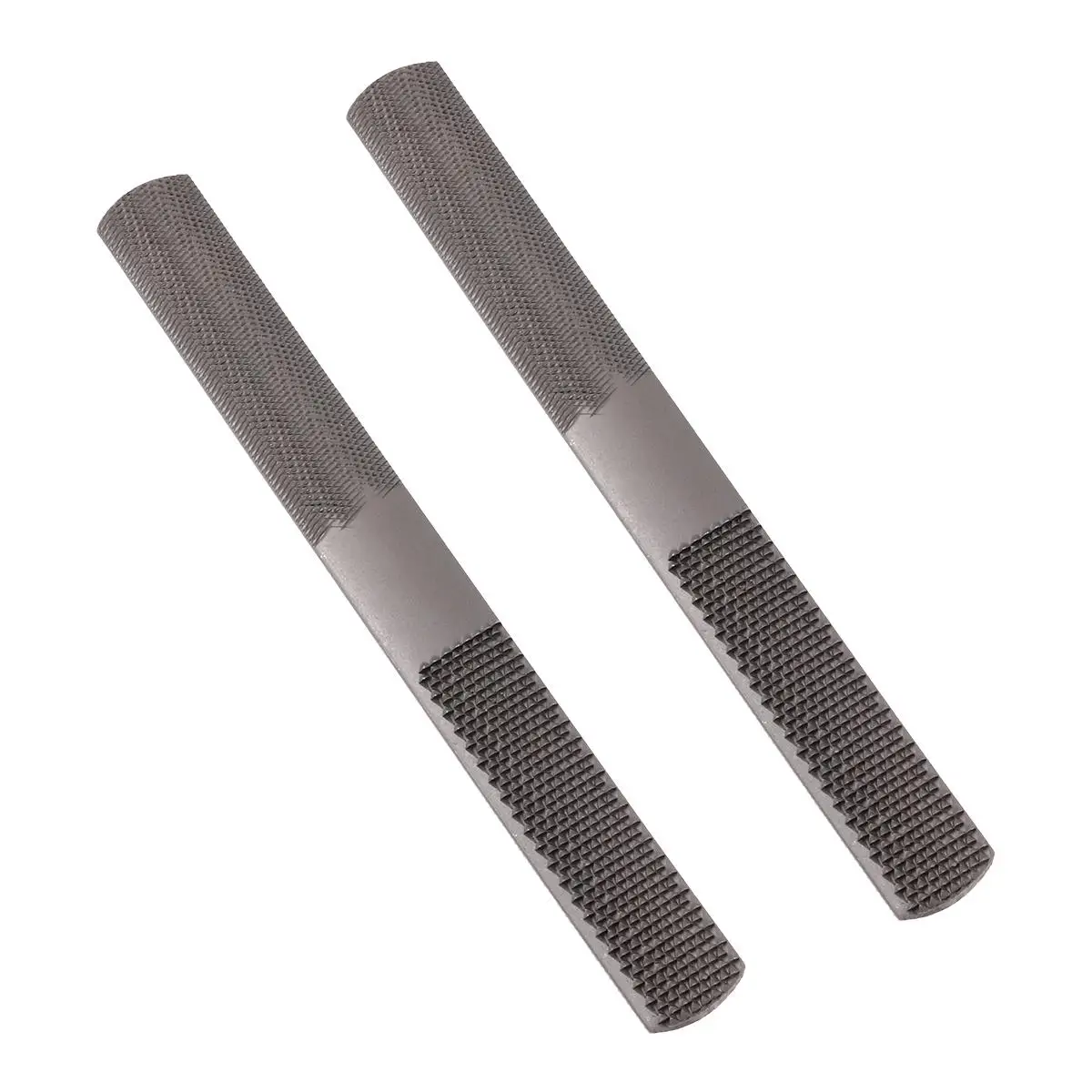 2Pcs Woodworking File Rasp Carbon Steel Frosted Silver Tool For Shaping Polishing Plastic Wood Plaster Workpieces
2Pcs Woodworking File Rasp Carbon Steel Frosted Silver Tool For Shaping Polishing Plastic Wood Plaster Workpieces