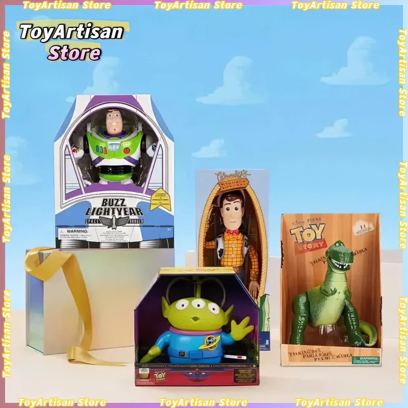 Disney Toy Story Buzz Lightyear Woody Rex Alien Talking Action Figure Interactive Sound 12 Inch Collectible Doll Birthday Gift
Disney Toy Story Buzz Lightyear Woody Rex Alien Talking Action Figure Interactive Sound 12 Inch Collectible Doll Birthday Gift
