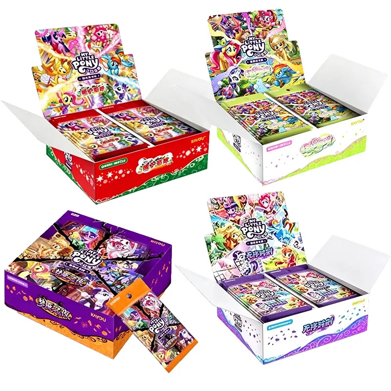 Genuine KAYOU My Little Pony Trading Cards Booster Box Friendship Eternal Collectible Card Game Rare Foil Cards Kids Toy Gifts
Genuine KAYOU My Little Pony Trading Cards Booster Box Friendship Eternal Collectible Card Game Rare Foil Cards Kids Toy Gifts