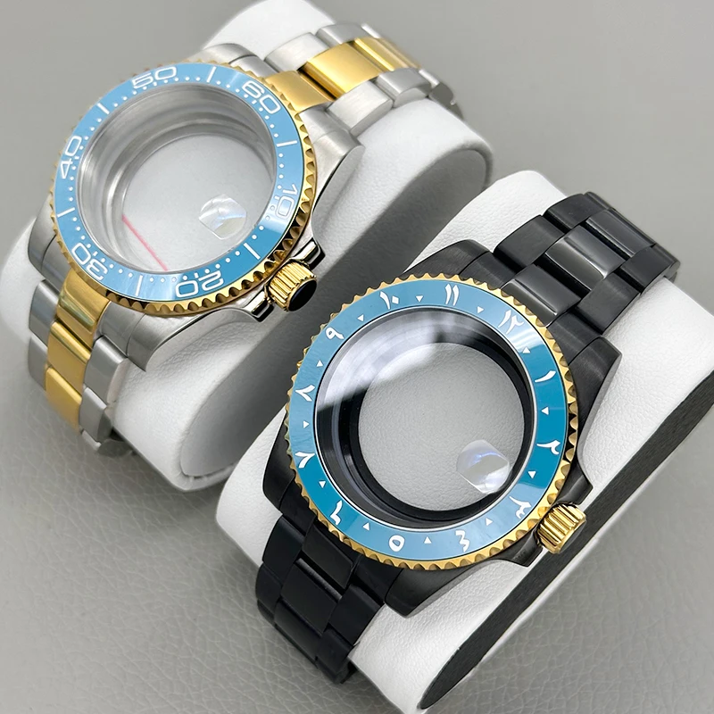 40mm NH35 Watch Case Stainless Steel Sapphire Glass For nh35 nh36 Movement 28.5mm Dial Oyater Bracelet Sub Case
40mm NH35 Watch Case Stainless Steel Sapphire Glass For nh35 nh36 Movement 28.5mm Dial Oyater Bracelet Sub Case