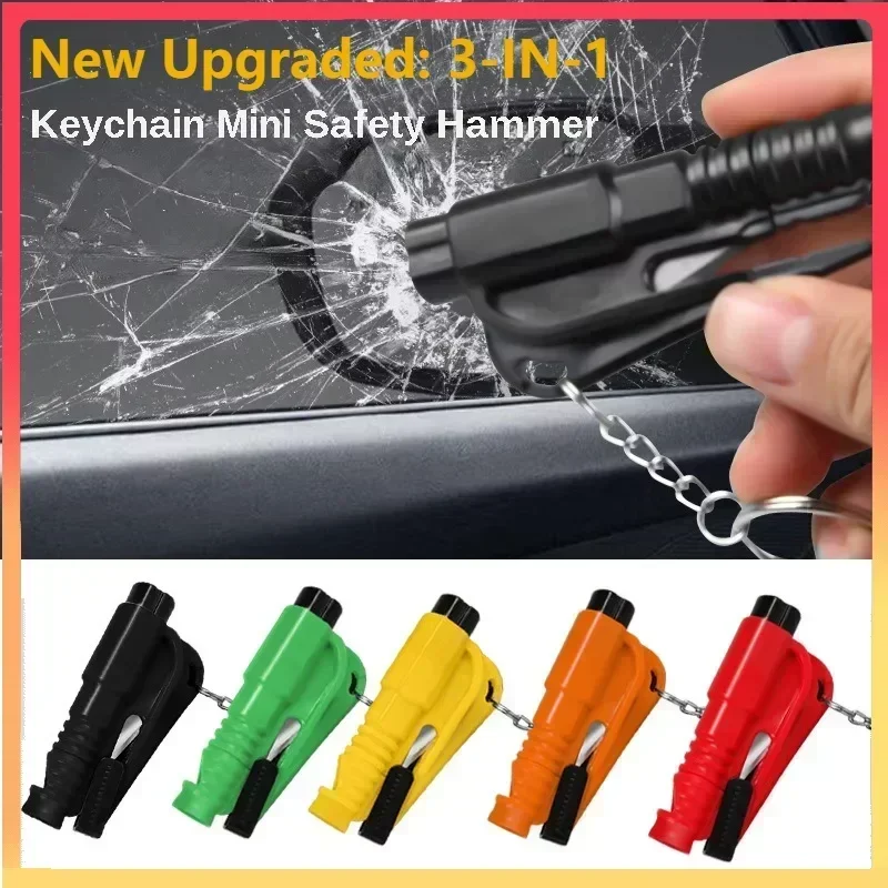 Compact 3-in-1 Car Safety Hammer, Window Breaker & Seat Belt Cutter, Emergency Rescue Tool for Vehicle Accessories
Compact 3-in-1 Car Safety Hammer, Window Breaker & Seat Belt Cutter, Emergency Rescue Tool for Vehicle Accessories