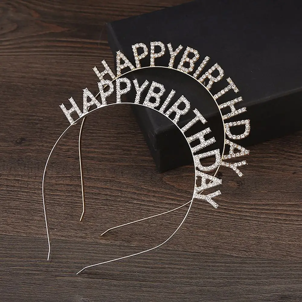 Letter Birthday Hat Headdress Birthday Gift Happy Birthday Headband Korean Style Hair Hoop Rhinestone Crown Female Jewelry
Letter Birthday Hat Headdress Birthday Gift Happy Birthday Headband Korean Style Hair Hoop Rhinestone Crown Female Jewelry