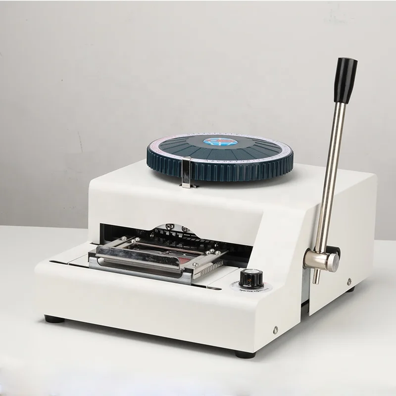 Manual Label Embossing Machine PVC Card Embossing Machine 68 Character Embosser Machine
Manual Label Embossing Machine PVC Card Embossing Machine 68 Character Embosser Machine