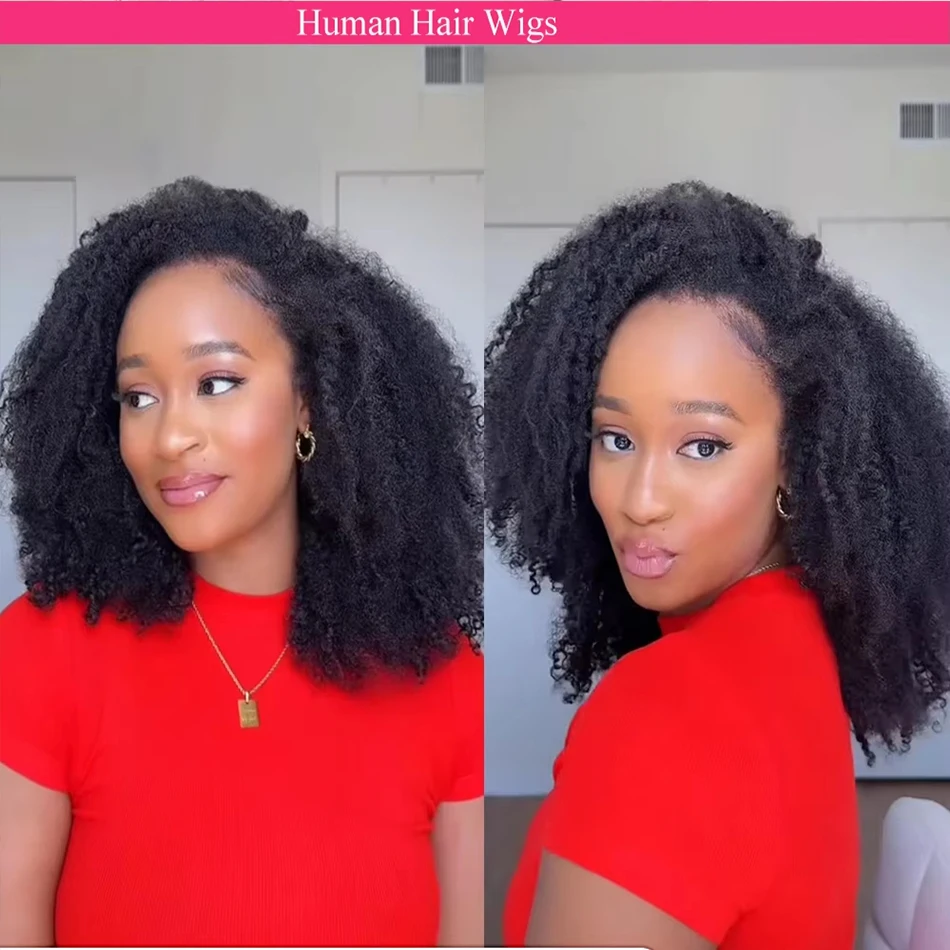 Kinky Curly Half Wig Human Hair 3 IN 1 Half Wig Drawstring Glueless Wig Human Hair Ready to Wear Yaki Straight Brazilian Hair
Kinky Curly Half Wig Human Hair 3 IN 1 Half Wig Drawstring Glueless Wig Human Hair Ready to Wear Yaki Straight Brazilian Hair