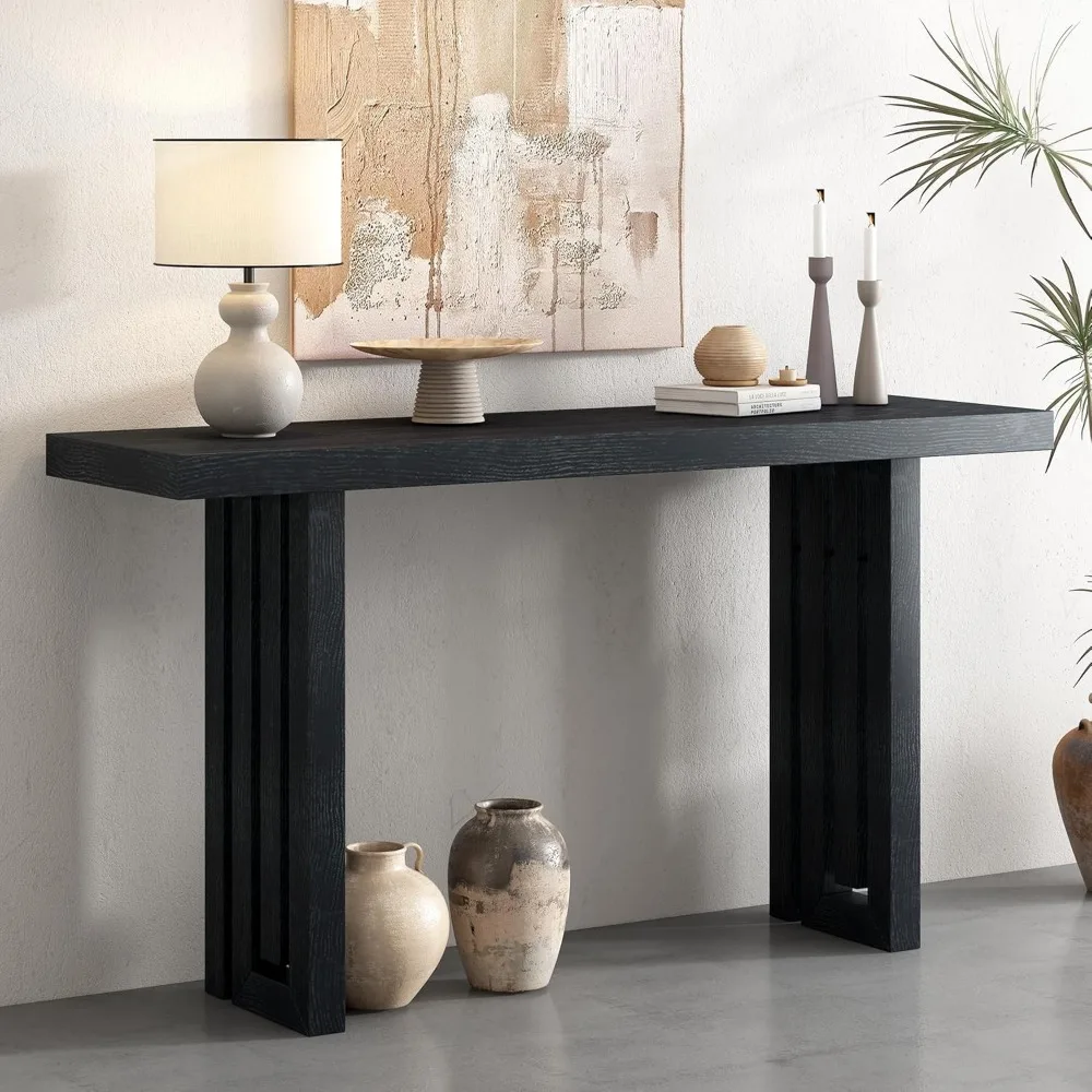 Contemporary Minimalist Wood Console Table 59-Inch Modern Entryway Sofa Table Accent Table for Entrance Living Room Home Office,
Contemporary Minimalist Wood Console Table 59-Inch Modern Entryway Sofa Table Accent Table for Entrance Living Room Home Office,