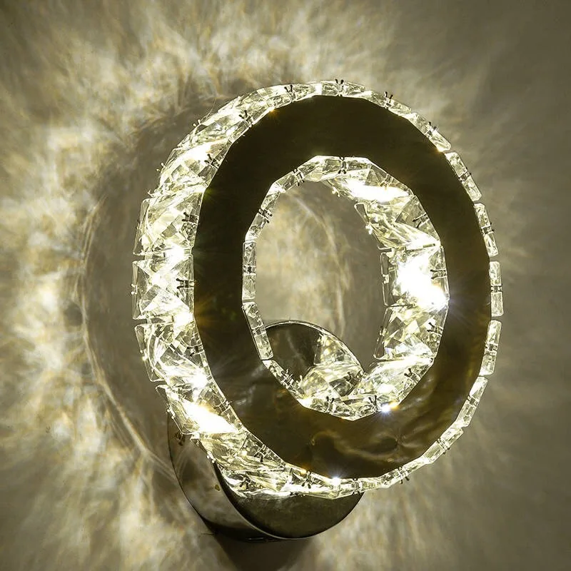 Simple LED Crystal Wall Light Living Room Background Wall Lamp Creative Children's Room Bedroom Bedside lights Corridor Lamp
Simple LED Crystal Wall Light Living Room Background Wall Lamp Creative Children's Room Bedroom Bedside lights Corridor Lamp