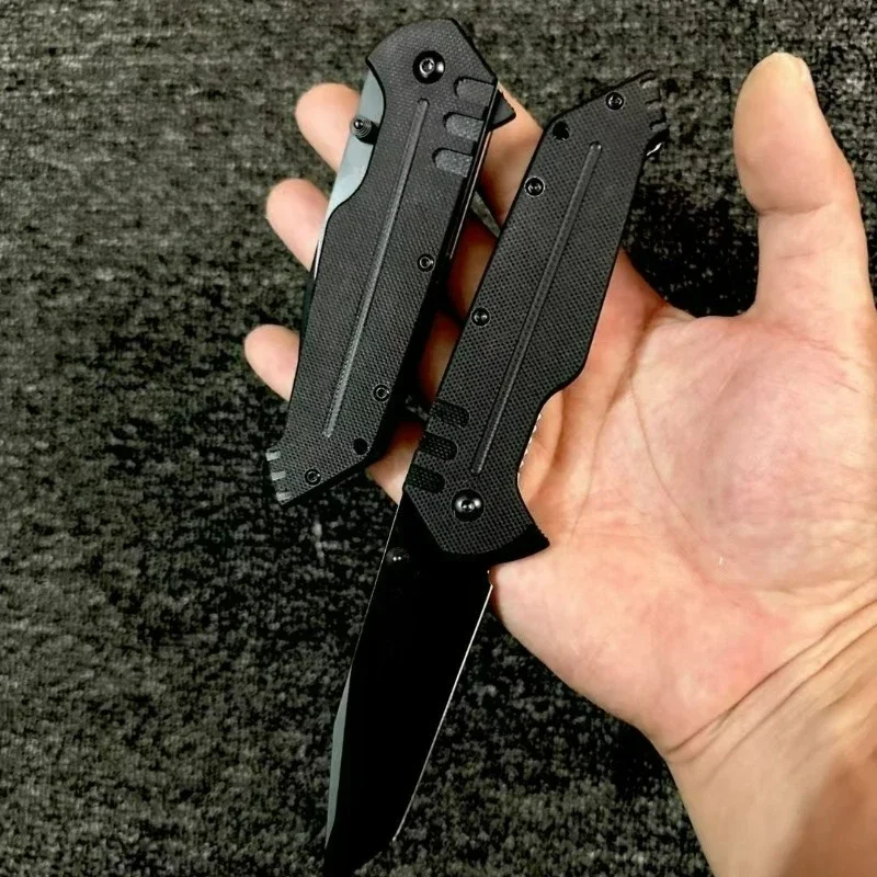 KS3430 pocket folding knife Black G10 Handle 8Cr13Mov Blad edc multitool knives Utility outdoo selbstverteidigung Tactical knife
KS3430 pocket folding knife Black G10 Handle 8Cr13Mov Blad edc multitool knives Utility outdoo selbstverteidigung Tactical knife