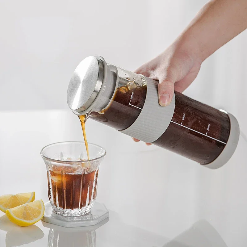 800ml Airtight Hand brew Coffee Maker Cold Brew Pot Glass Coffee Pot Sealed Heat Resistant Cold Brew Coffee Kettle Tea maker
800ml Airtight Hand brew Coffee Maker Cold Brew Pot Glass Coffee Pot Sealed Heat Resistant Cold Brew Coffee Kettle Tea maker