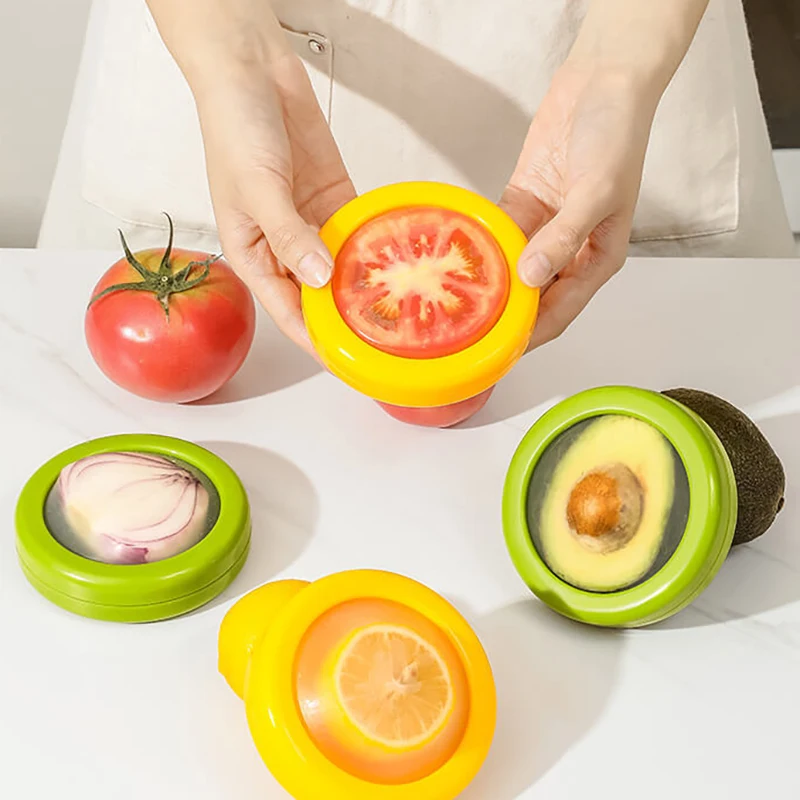 Reusable Food Saver Box Half Cut Fruit Freshing Retractable Film Storage Container Fruit Preservation Seal Cover Kitchen Tools 
Reusable Food Saver Box Half Cut Fruit Freshing Retractable Film Storage Container Fruit Preservation Seal Cover Kitchen Tools