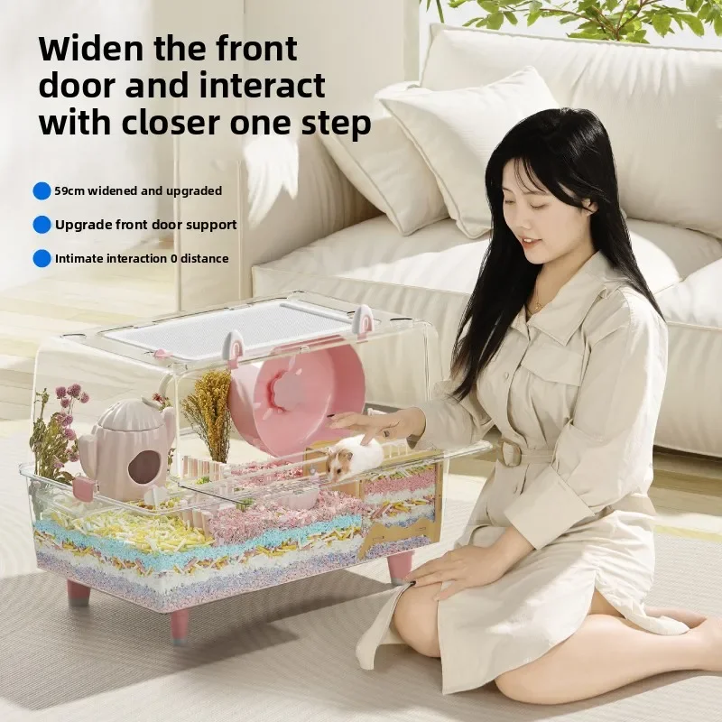 Star cage, small hamster cage, special product, golden bear, large space, large luxury villa
Star cage, small hamster cage, special product, golden bear, large space, large luxury villa