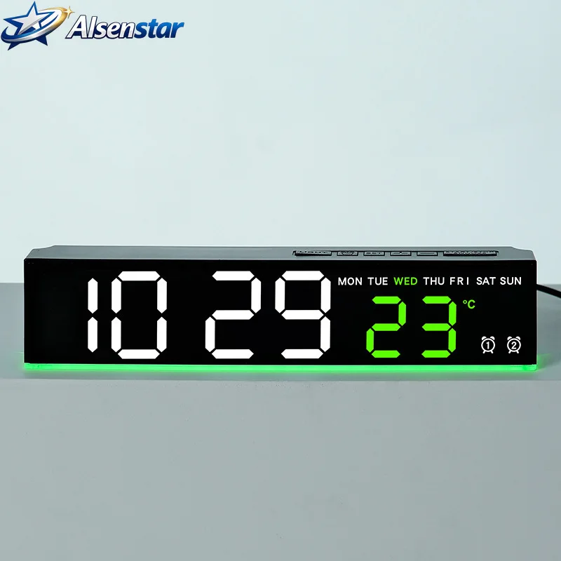 Multifunctional Alarm Clock with Atmosphere Night Light Simple Desktop Clock Korean Style for Bedroom Bedside Home
Multifunctional Alarm Clock with Atmosphere Night Light Simple Desktop Clock Korean Style for Bedroom Bedside Home