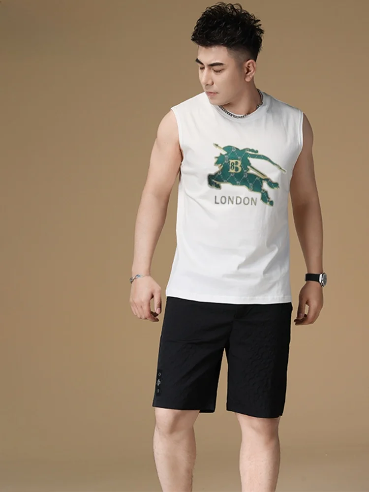 Элитный мужской спортивный костюм для фитнеса: летний трендовый комплект из двух предметов, хлопковая смесовая ткань, молодежная повседневная одежда
Элитный мужской спортивный костюм для фитнеса: летний трендовый комплект из двух предметов, хлопковая смесовая ткань, молодежная повседневная одежда