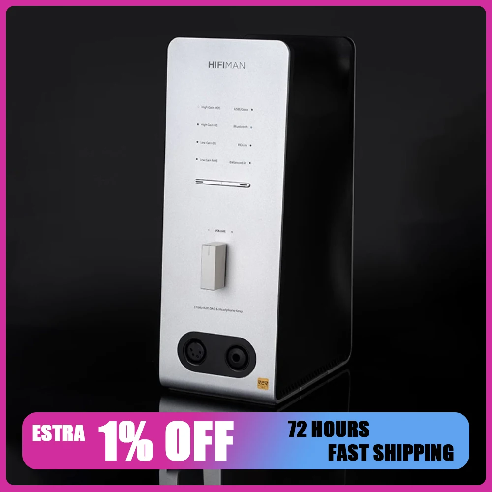 HIFIMAN EF600 Bluetooth ЦАП/усилитель/подставка для наушников с ЦАП HYMALAYA Pro R2R
HIFIMAN EF600 Bluetooth ЦАП/усилитель/подставка для наушников с ЦАП HYMALAYA Pro R2R