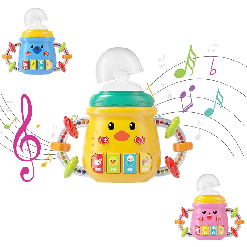 Baby Musical Feeding Bottle Pacifier 0-12M Newborn Soft Teether Rattles Educational Toy Mobile Soothing Vocal Music Rattles Toys
Baby Musical Feeding Bottle Pacifier 0-12M Newborn Soft Teether Rattles Educational Toy Mobile Soothing Vocal Music Rattles Toys