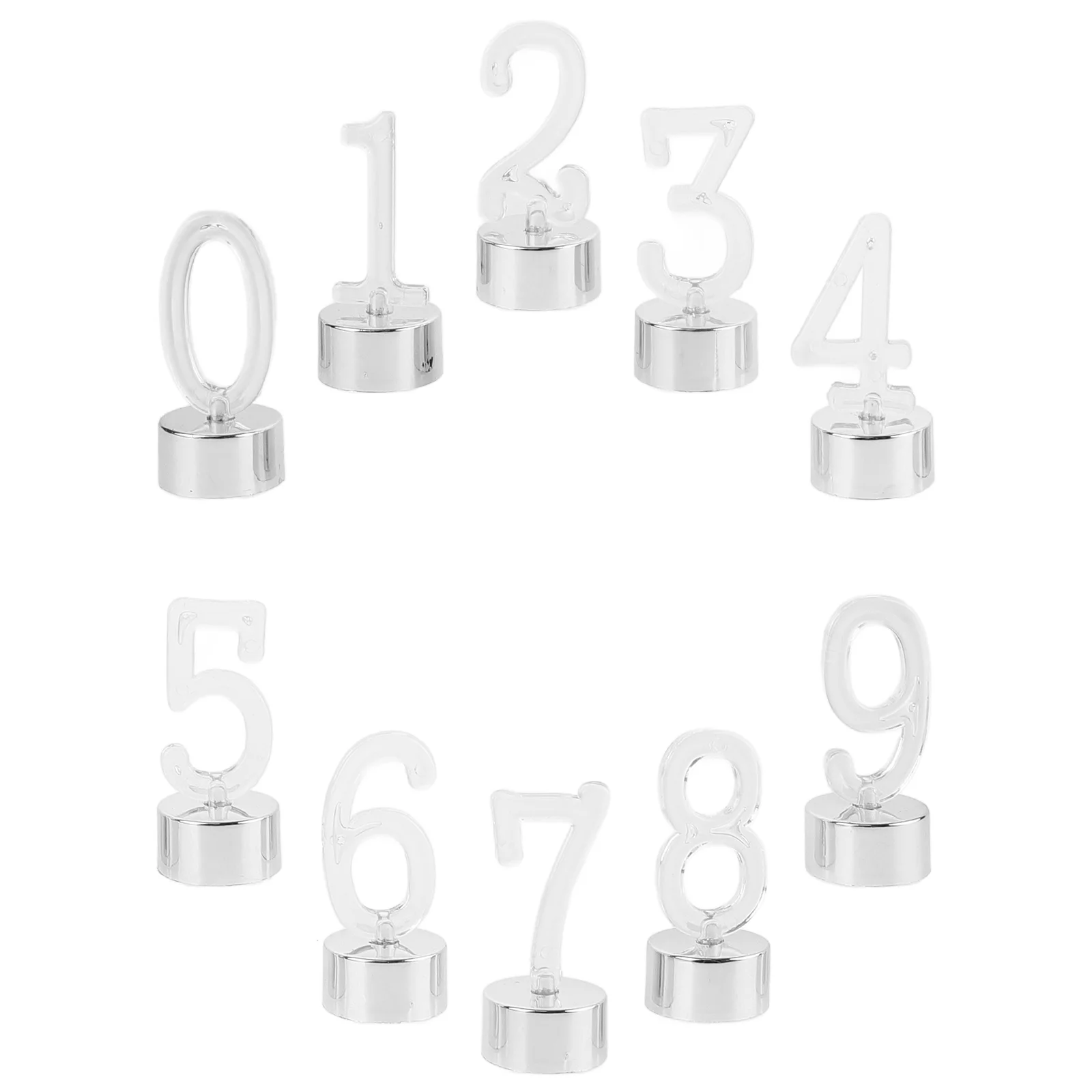 10 Pcs Digital Light Lights Number Lamp Smokeless Decorations Plastic LED Birthday Decorative
10 Pcs Digital Light Lights Number Lamp Smokeless Decorations Plastic LED Birthday Decorative