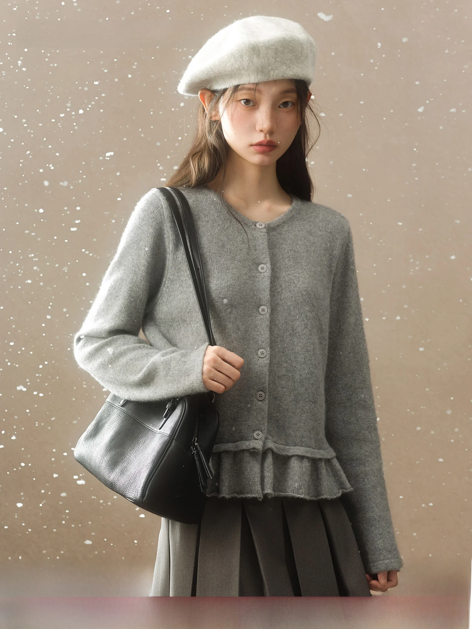 Babymoon Women's Long Sve Knitted Sweater round Ne Mixed Wool Rabbit Fur Blend Casual Loose Fit Soft Fabric Le Hem
Babymoon Women's Long Sve Knitted Sweater round Ne Mixed Wool Rabbit Fur Blend Casual Loose Fit Soft Fabric Le Hem