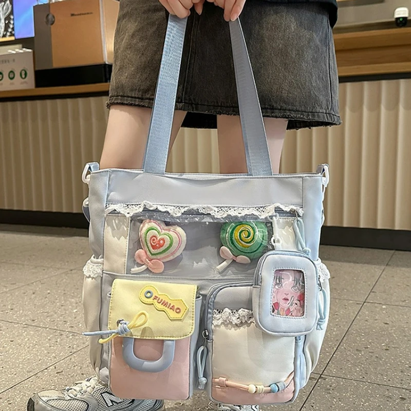 Japanese Ins New Sweet Girl Ita Bag Commuting Lightweight Large Capacity Fashionable Shoulder Bag Women's Beautiful Handbag
Japanese Ins New Sweet Girl Ita Bag Commuting Lightweight Large Capacity Fashionable Shoulder Bag Women's Beautiful Handbag